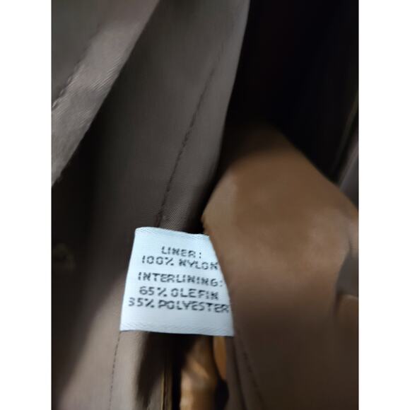 London Fog Vintage Men's Size 40 Tan Trench Coat w/ Zip Removable Liner - Picture 16 of 16